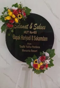 Papan Akrilik Ucapan Ulang Tahun Kota Madiun